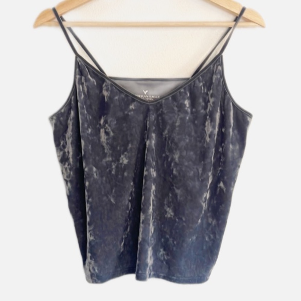 American Eagle crush velvet camisole